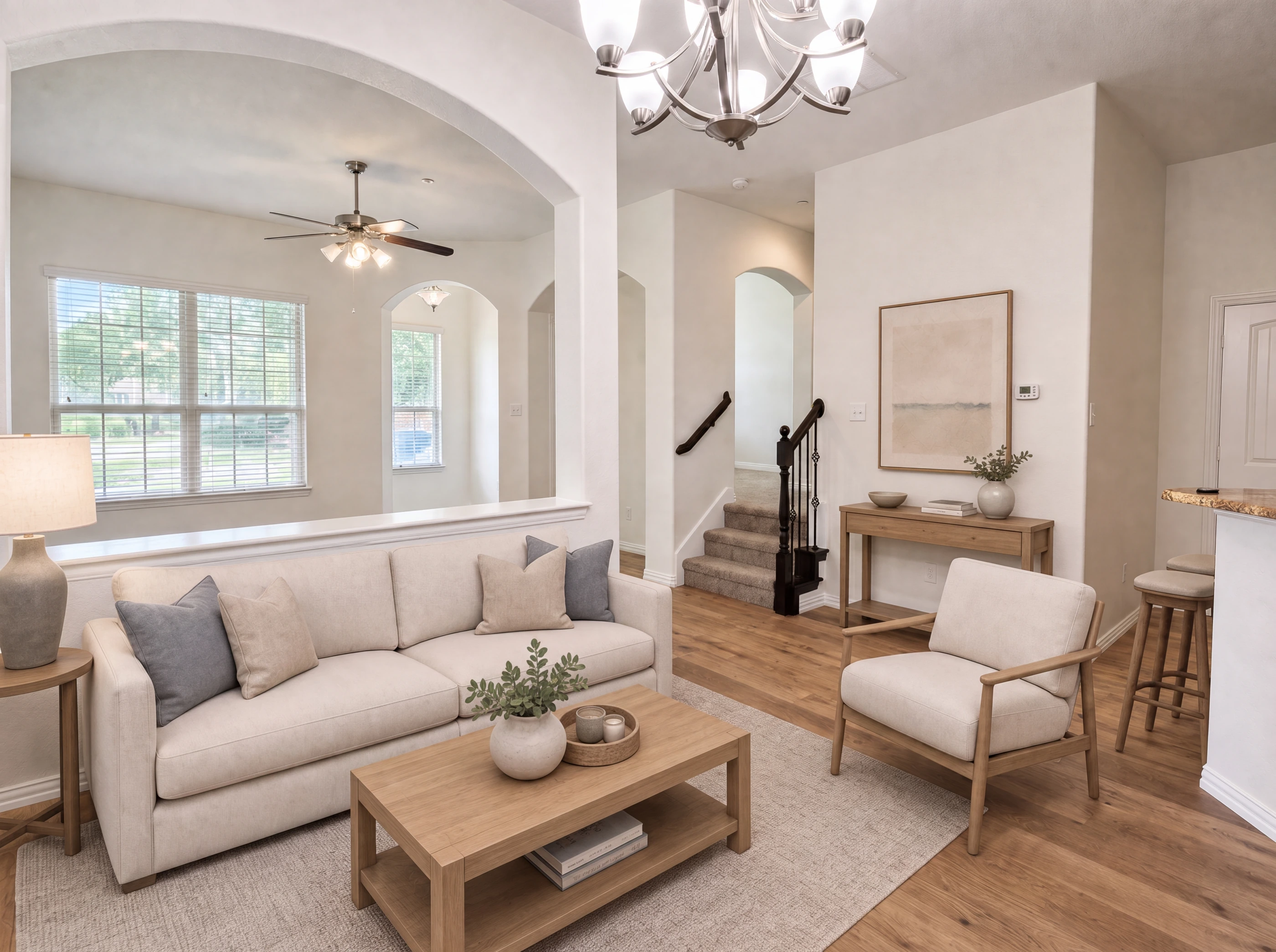 Living area, alternate view